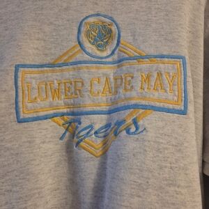 Vintage great sweatshirt men's size unmarked Lower Cape May tigers ACA brand L?